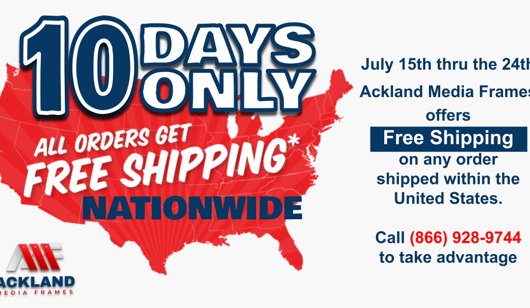 Announcing: Free Nationwide Shipping [July 15th – 24th 2024]